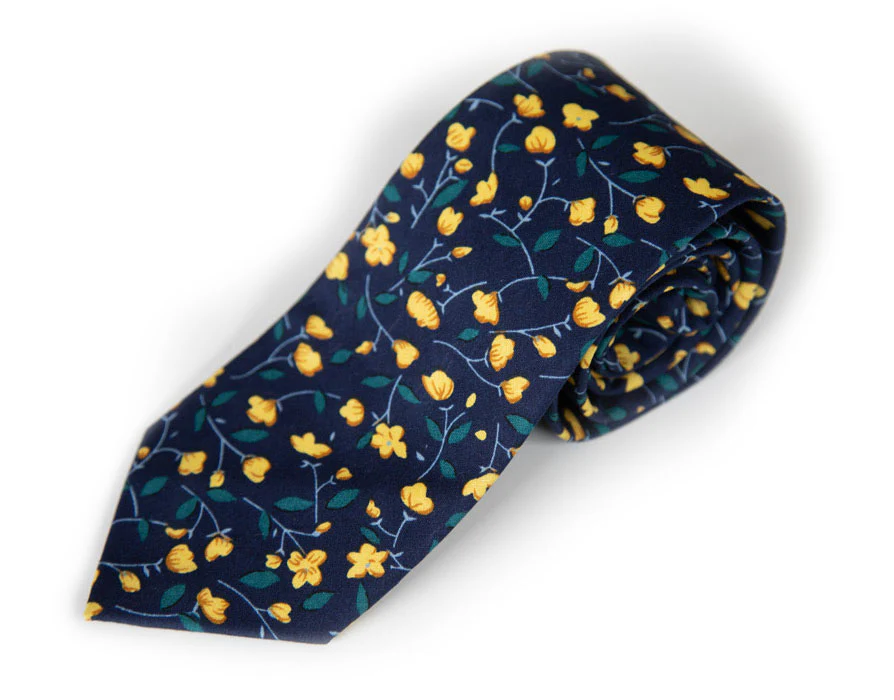 #200 Floral Print Tie