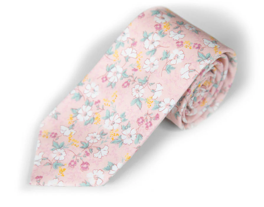 #209 Floral Print Tie