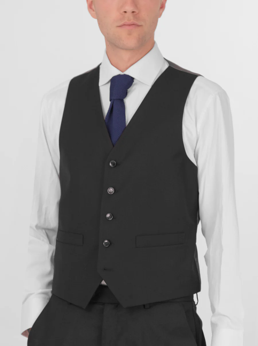Black Three Piece Suit - Image 3