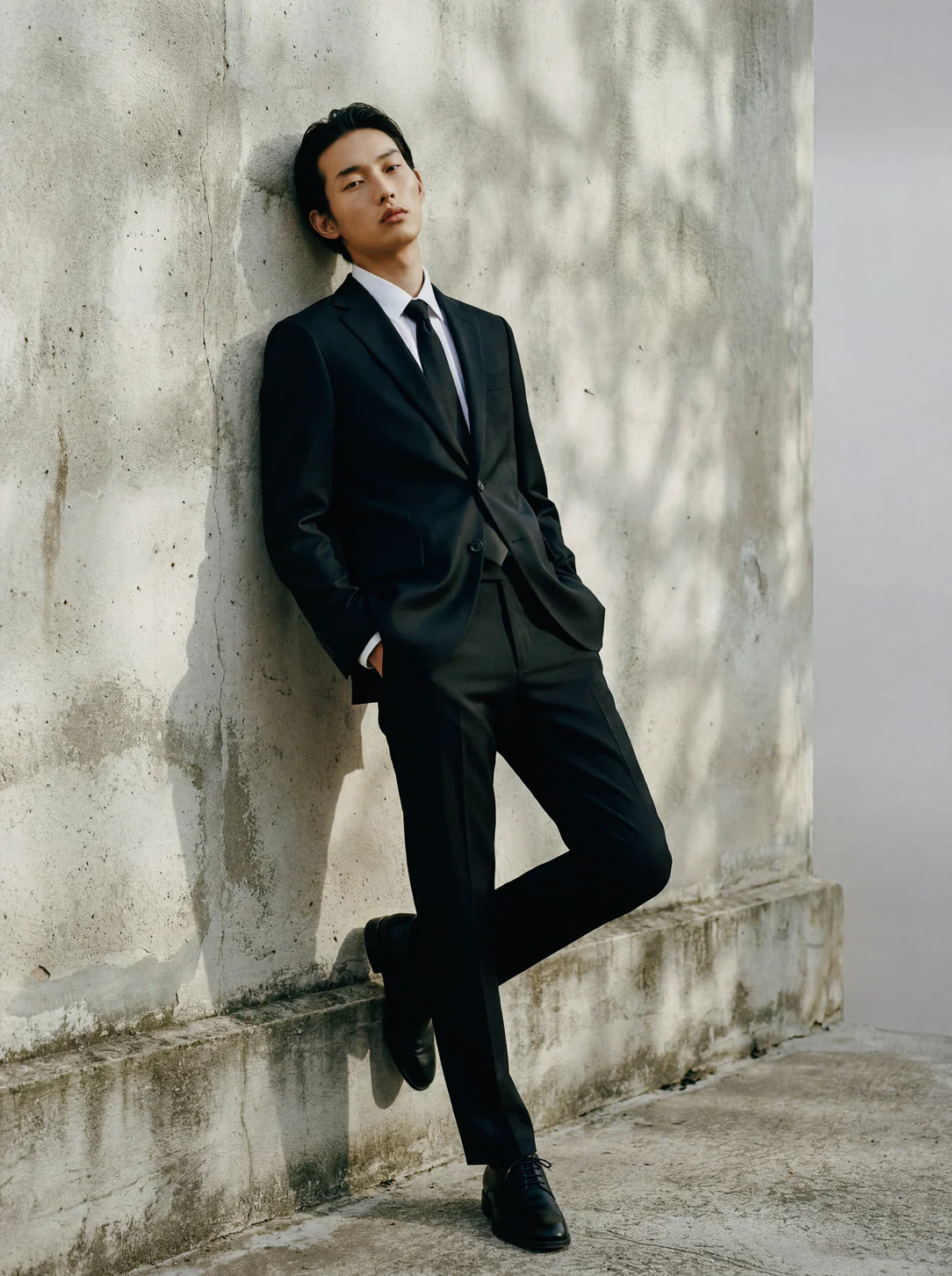 Black Two Button Suit - Image 6