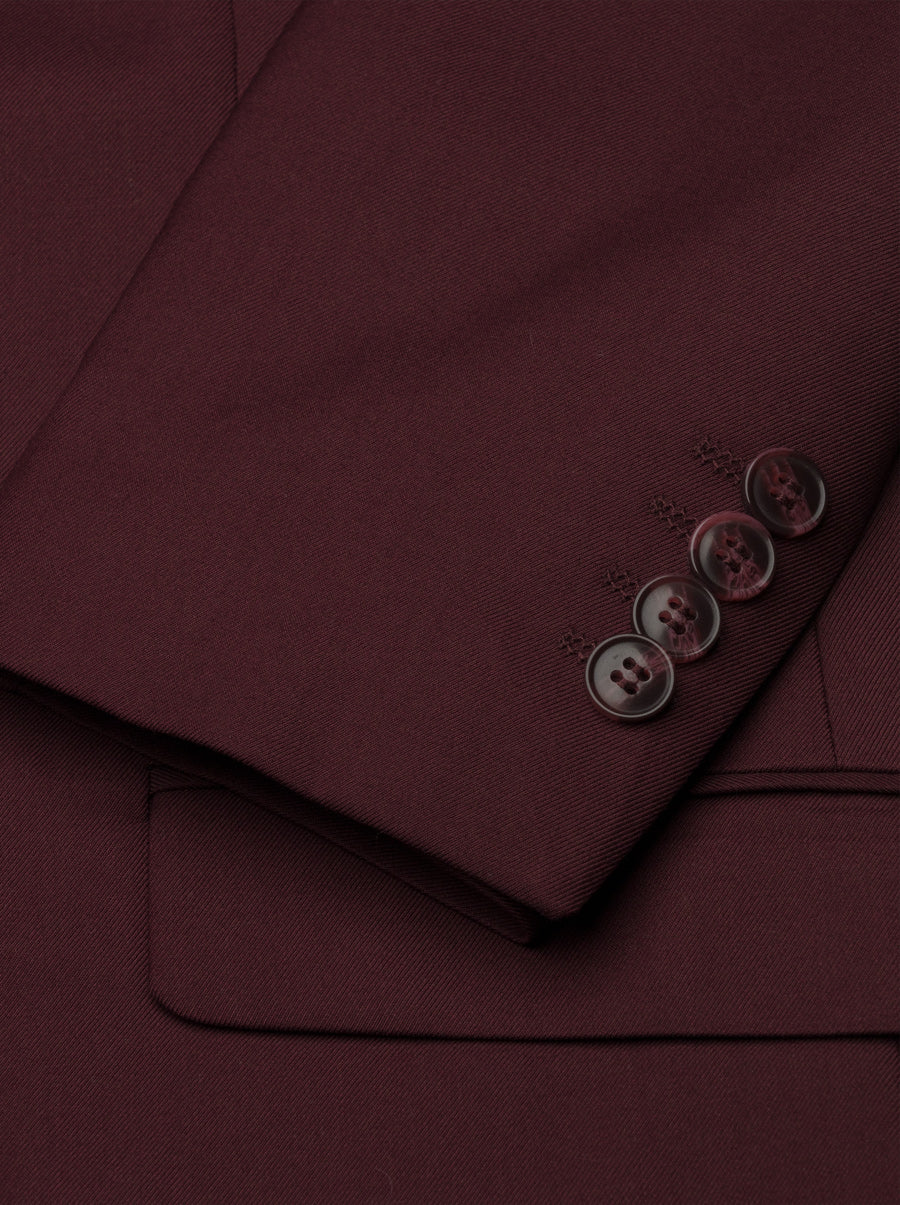Burgundy Three Piece Suit - Image 8