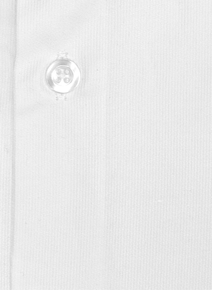 Dress Shirt in White with Point Collar - Image 5