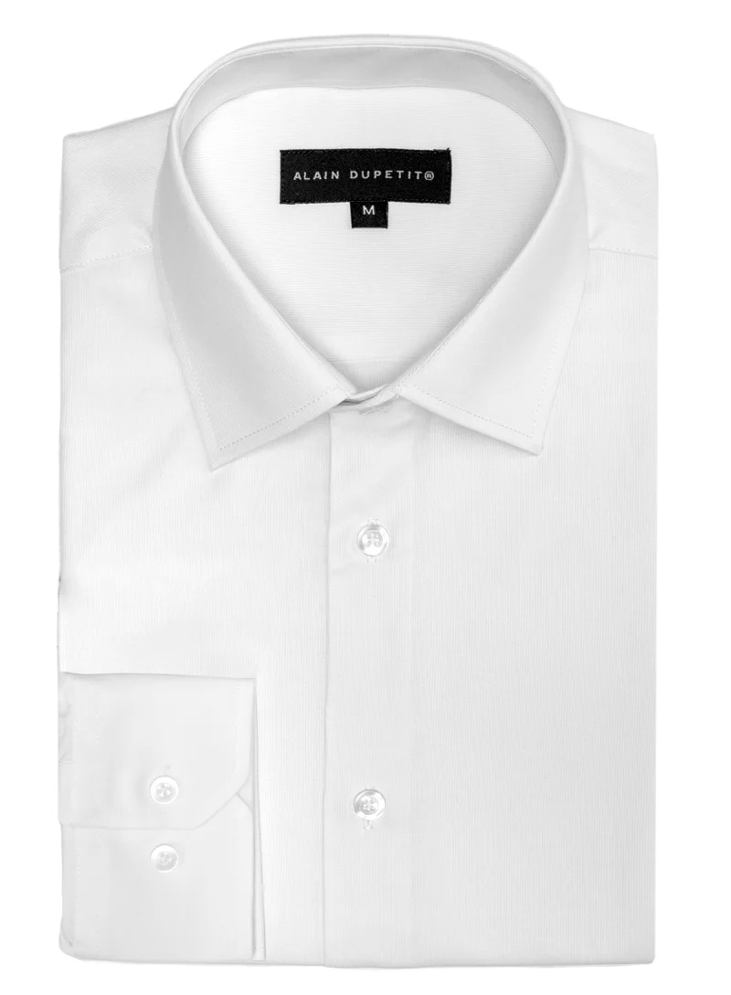 Dress Shirt in White with Stretch - Image 4