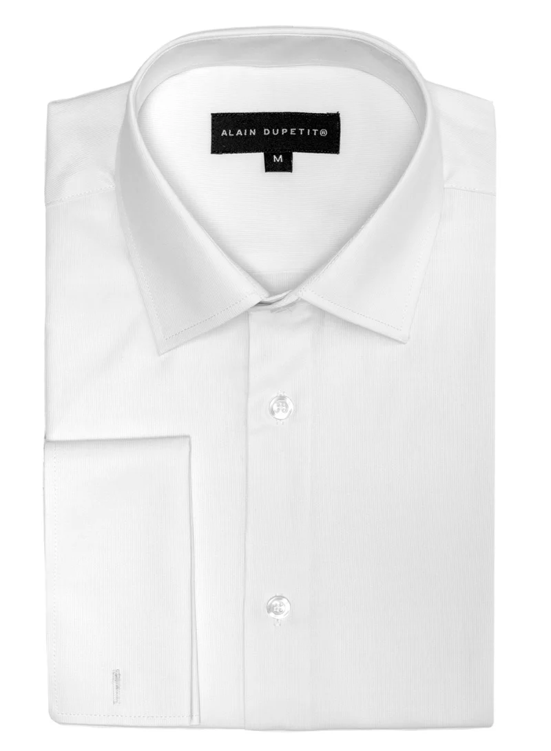 Dress Shirt in White with French Cuffs - Image 4