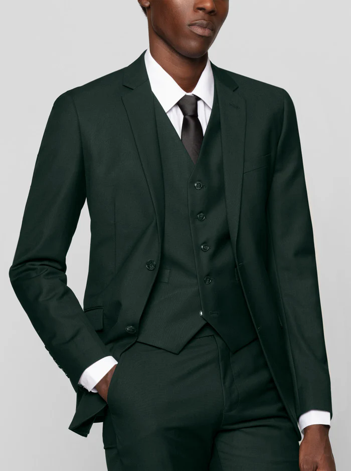 Forest Green Three Piece Suit - Image 4