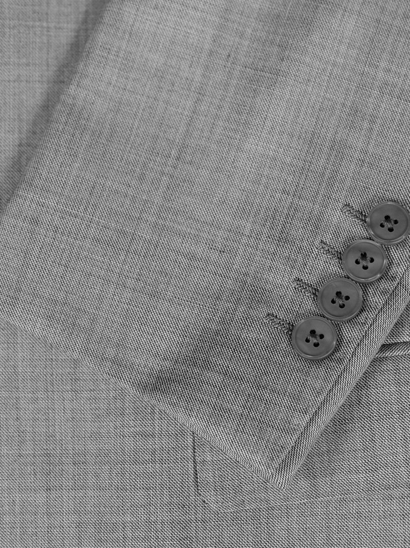 Glacier Grey Two Button Suit - Image 5