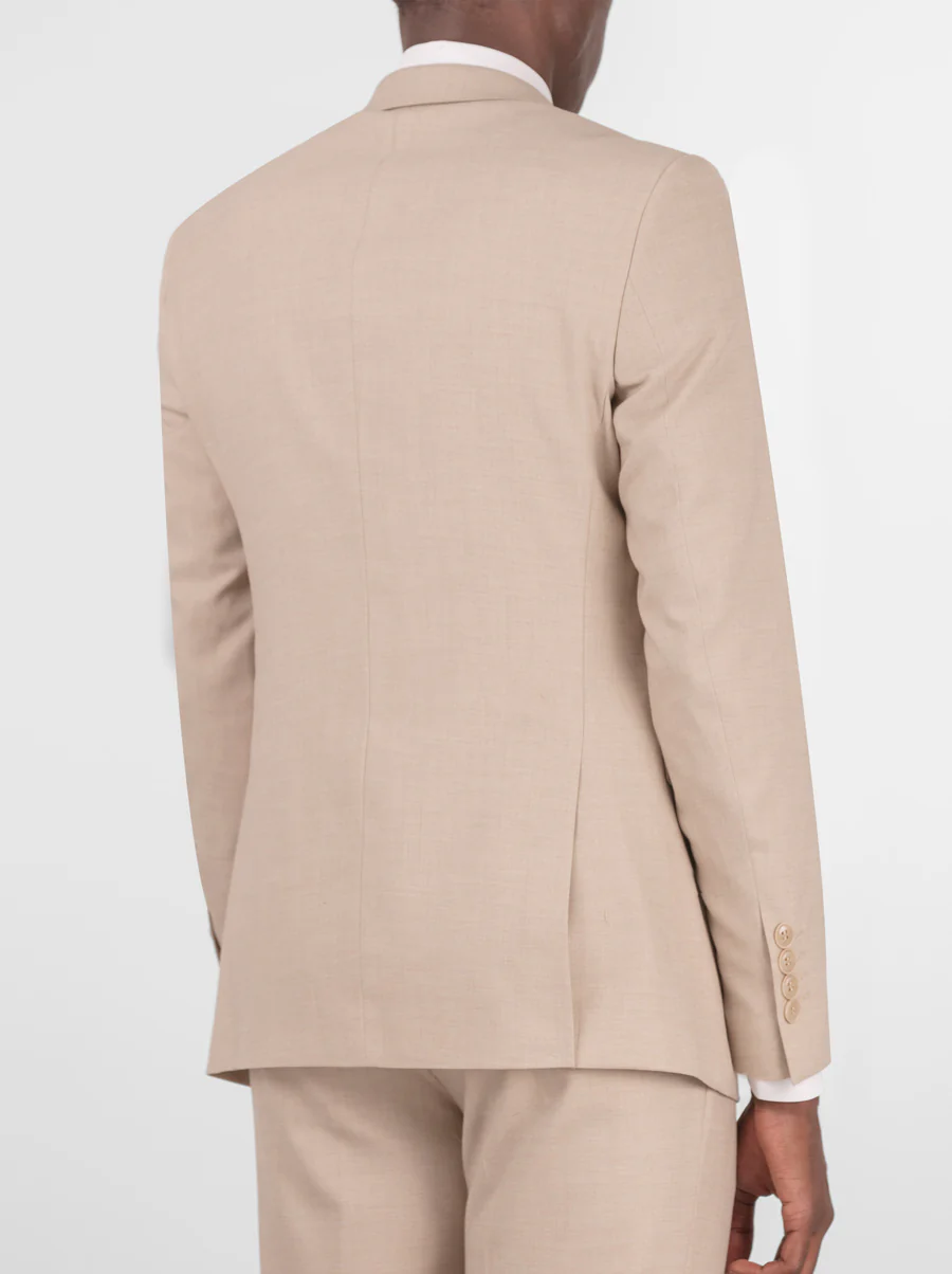 Light Beige Two Button Suit - Image 3