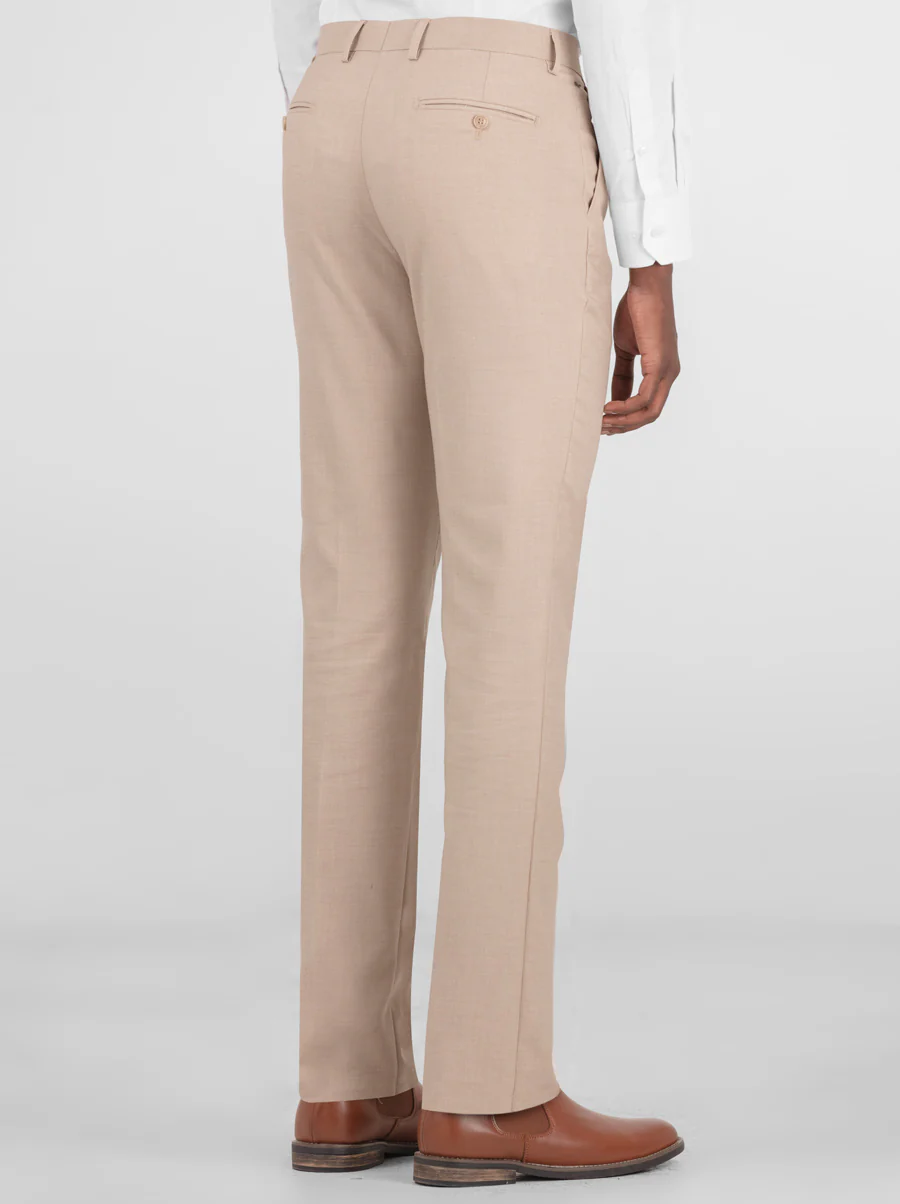 Light Beige Two Button Suit - Image 5
