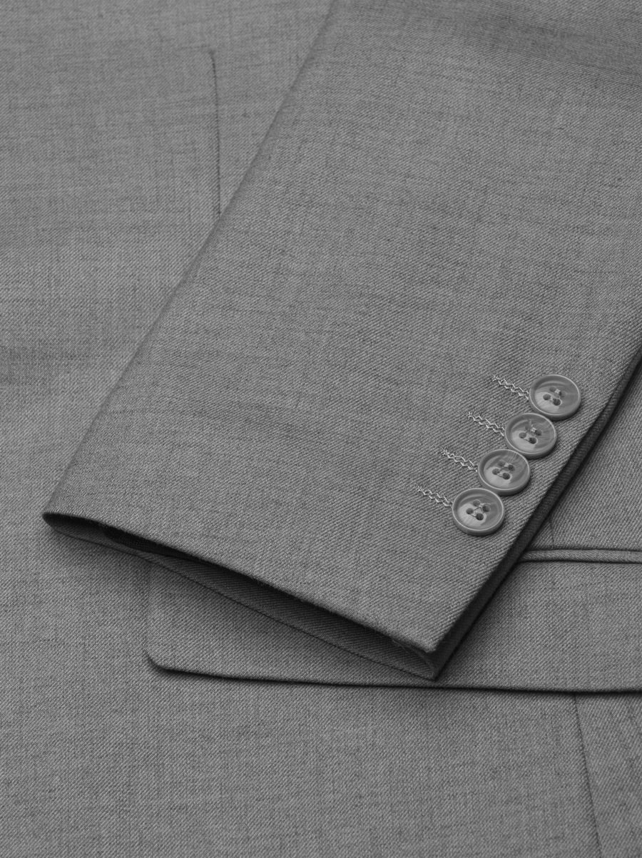 Medium Grey Two Button Suit - Image 5
