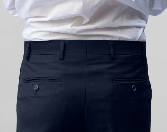 Navy Blue Two Button Suit - Image 6