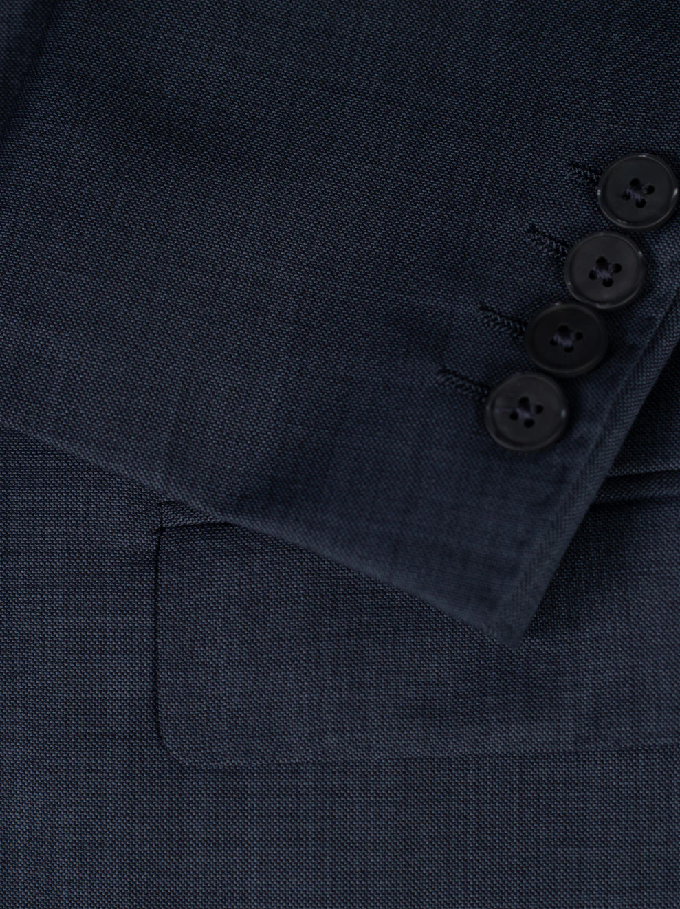 Navy Blue Two Button Suit - Image 8