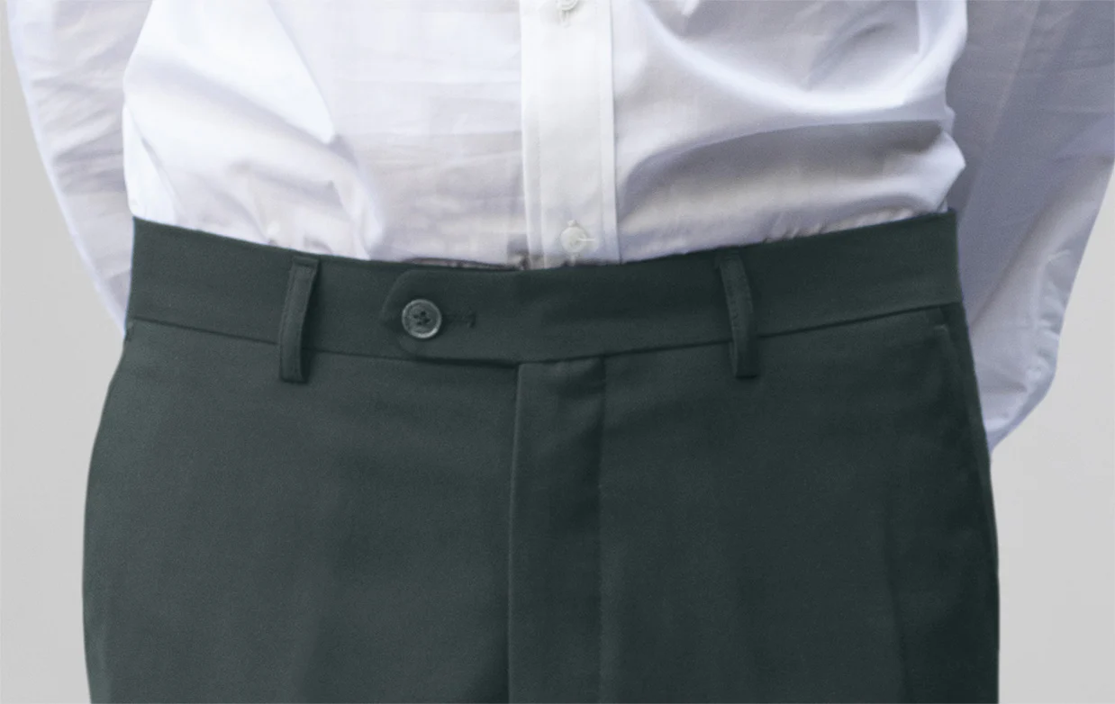 Olive Green Two Button Suit - Image 4