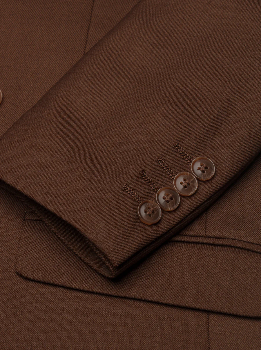 Pinecone Brown Double Breasted Suit - Image 5