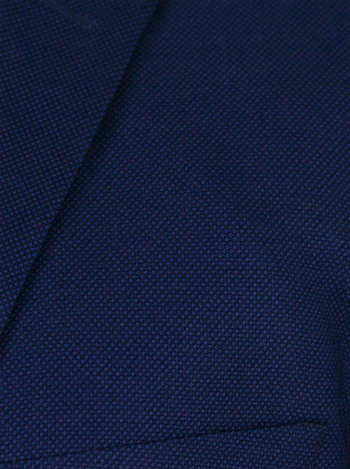 Royal Blue Birdseye Three Piece Suit (Open Box) - Image 6