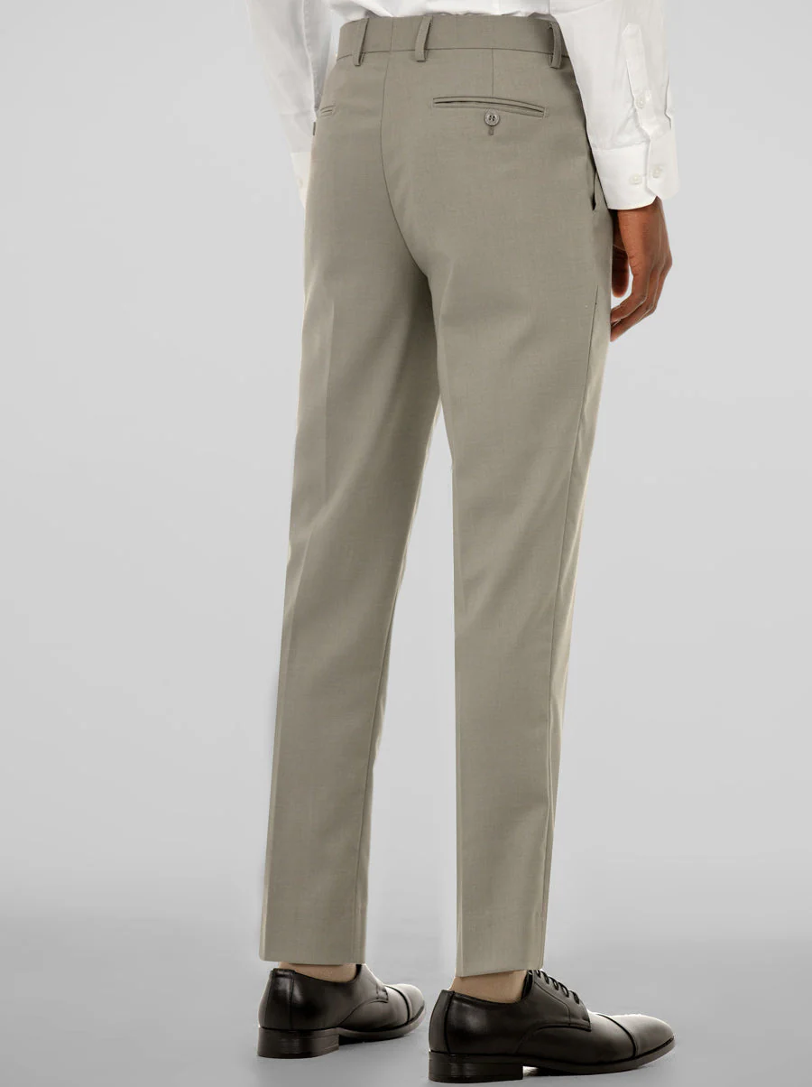 London Fog Grey Two Button Peak Lapel Ticket Pocket Suit (Open Box) - Image 5