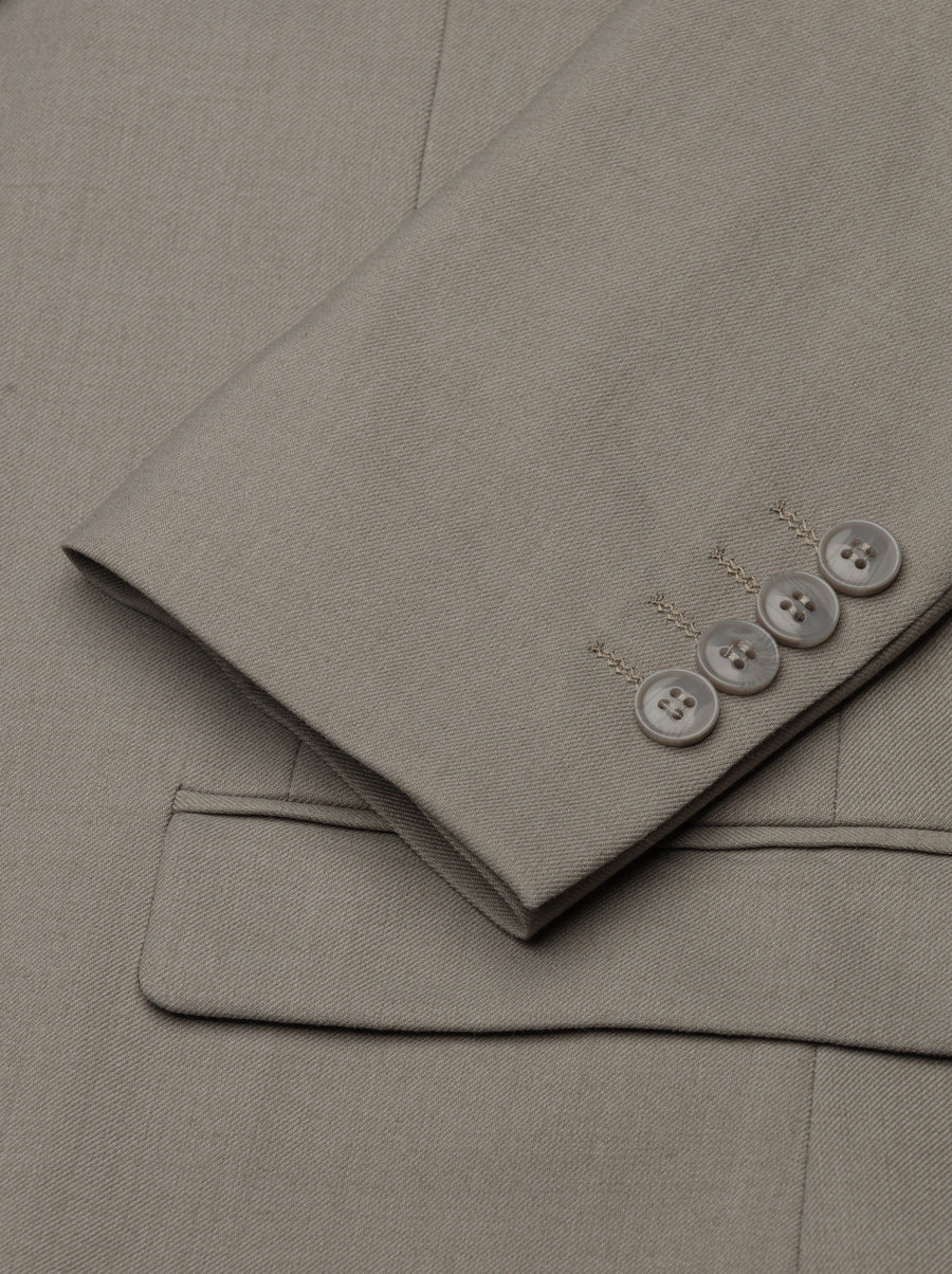 London Fog Grey Two Button Peak Lapel Ticket Pocket Suit (Open Box) - Image 6