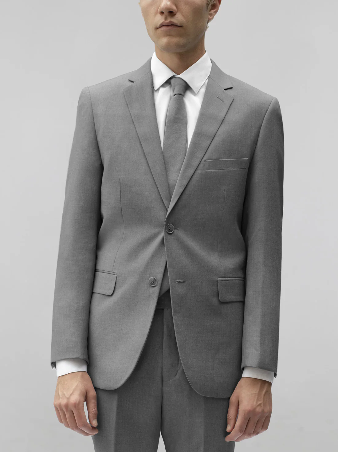 Medium Grey Two Button Suit (Open Box) - Image 3