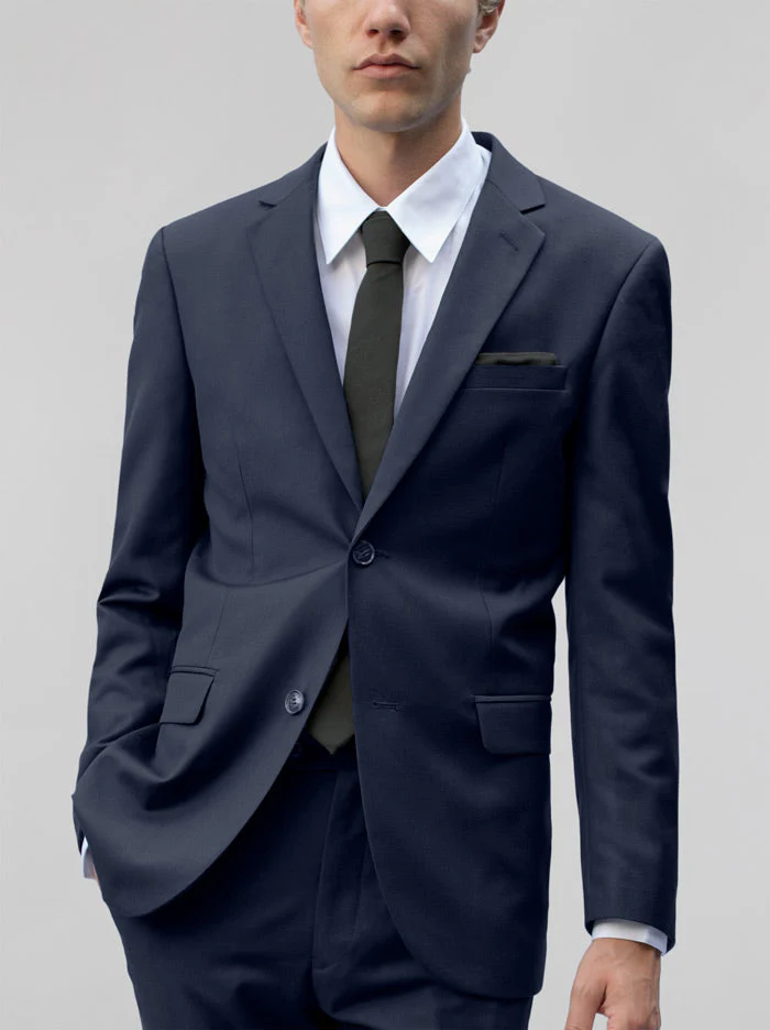 Navy Blue Two Button Suit (Open Box) - Image 3