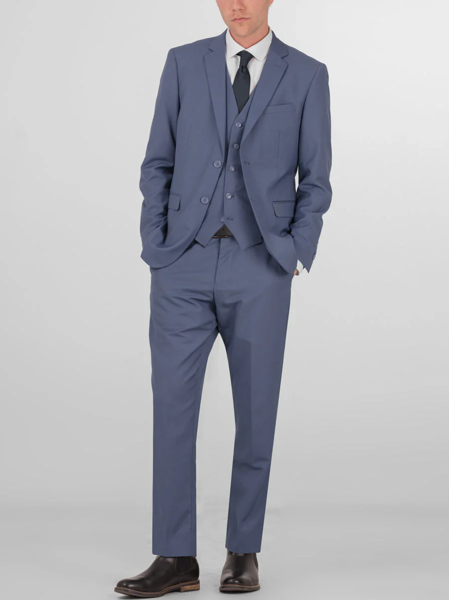 Slate Blue Three Piece Suit (Open Box)