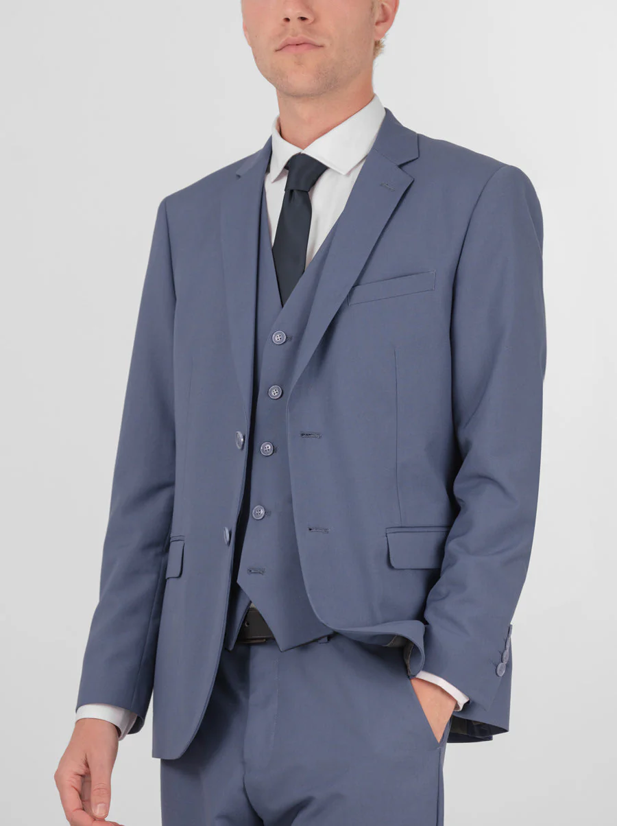 Slate Blue Three Piece Suit (Open Box) - Image 2