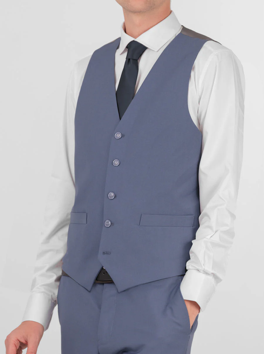 Slate Blue Three Piece Suit (Open Box) - Image 3