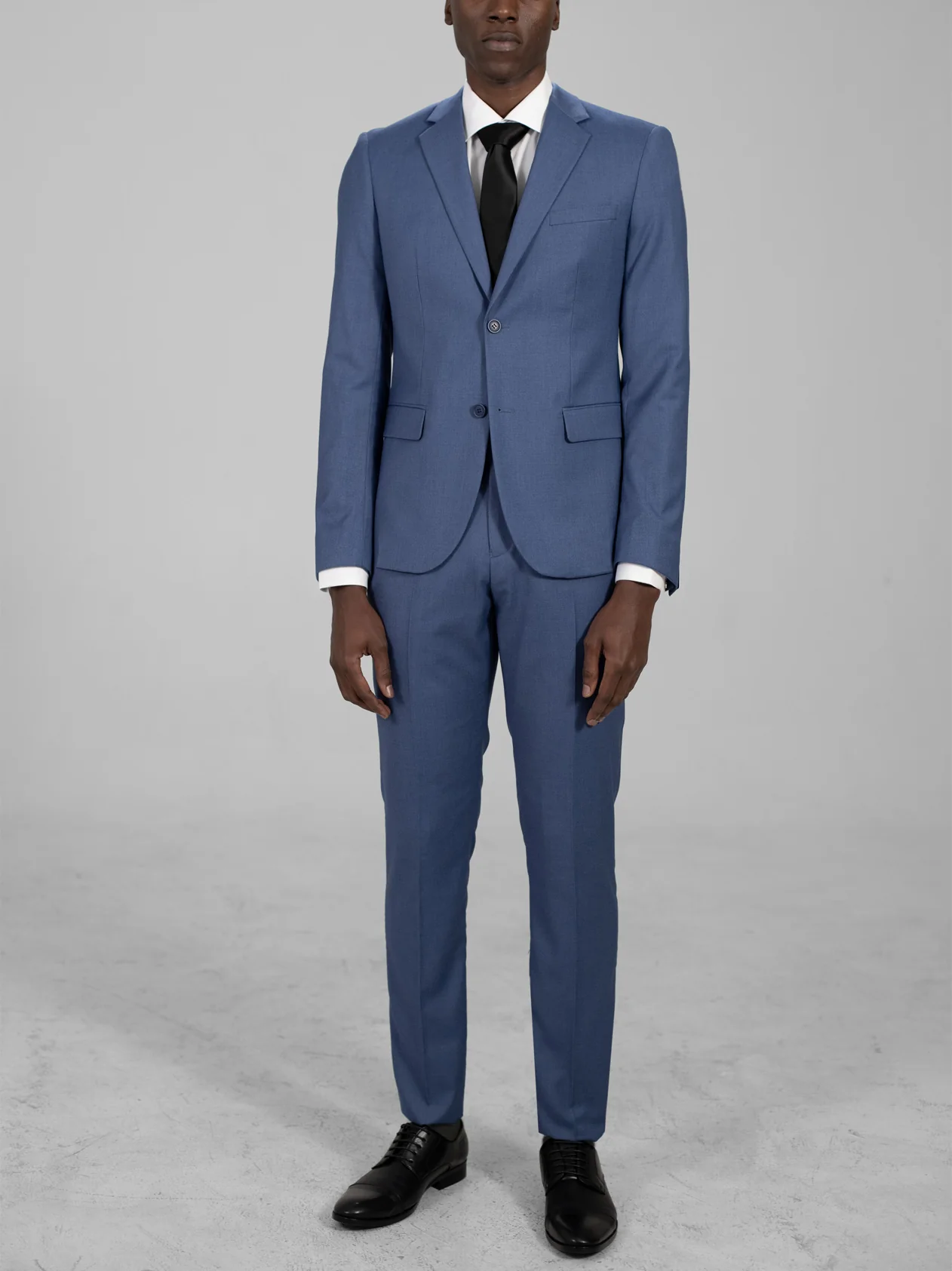 Slate Blue Two Button Suit